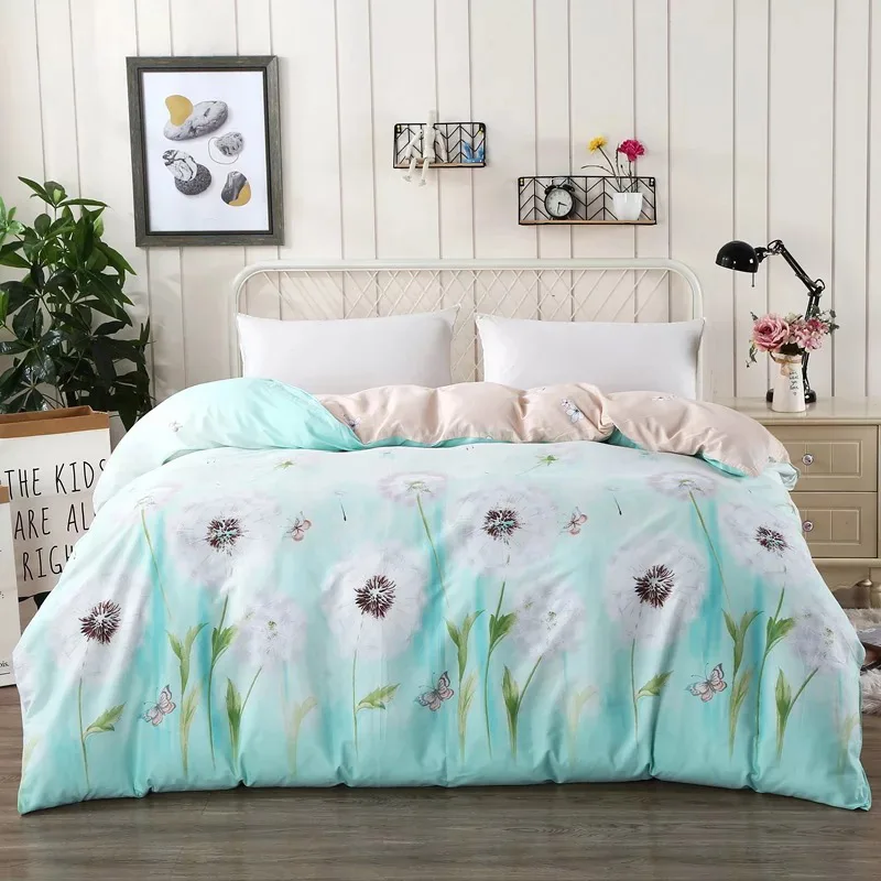 F JUSTCHIC, чистый хлопок, пододеяльник, твил, хлопок, 40 S, 128x68, плотность, для студенческого общежития, с одним рисунком, пододеяльник, не скатывается - Цвет: F