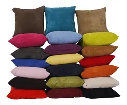 Large Plain Cushion Cover Super Soft Chenille Stripe Jumbo Cord in 12 Colours