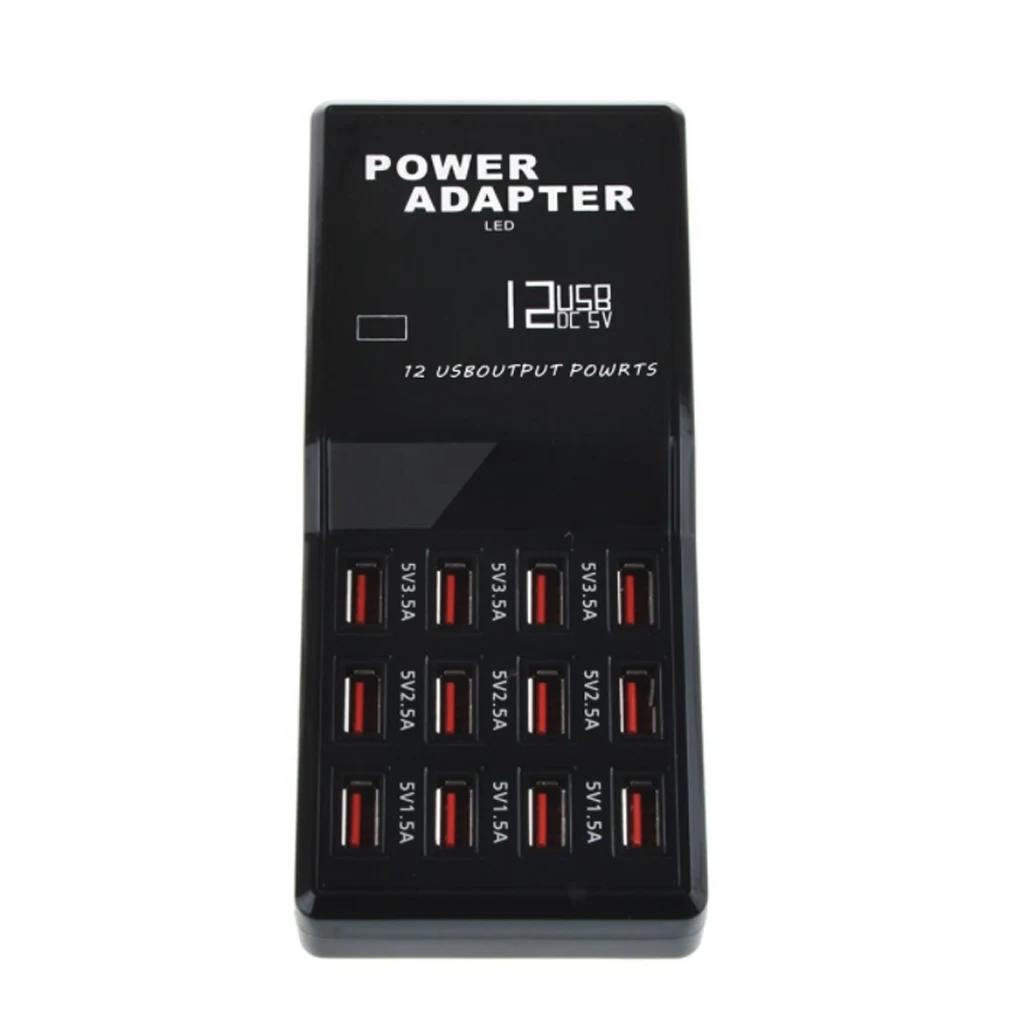 Зарядное устройство USB Multi 12 Порты стены настольное заряд Мощность адаптер для iPhone iPad Samsung Huawei HTC зарядки зарядного устройства стандарта ЕС, США, Великобритании штепсельная вилка австралийского стандарта