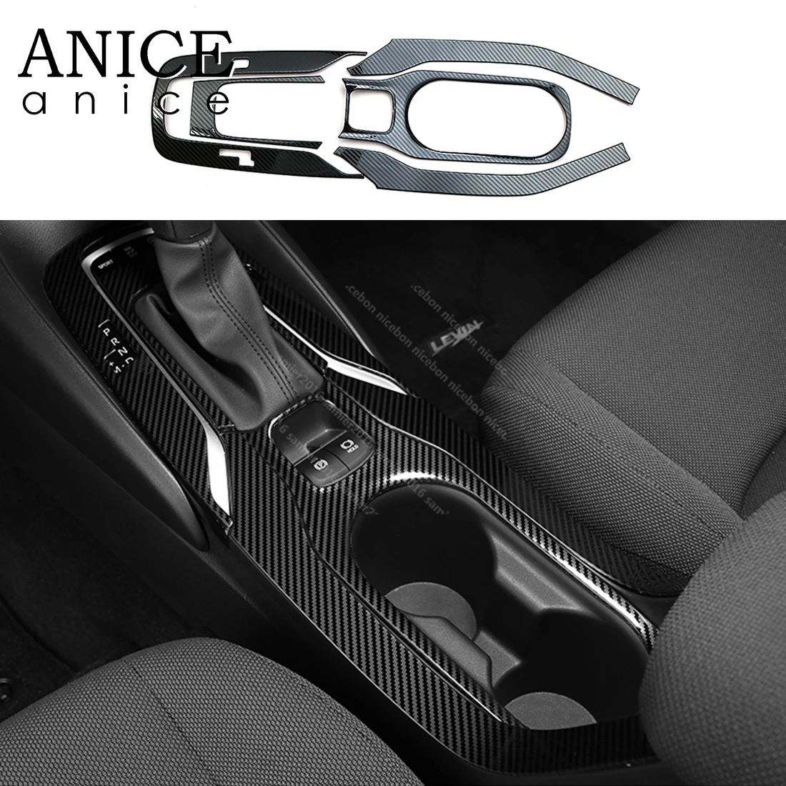 

Stainless Steel Interior Water Cup Holder Frame Panel Cover Trim Fit For Toyota Corolla 2019