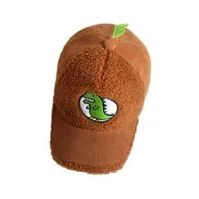 Детская бейсболка с рисунками животных; осенне-зимняя теплая кепка; детская Регулируемая шапка; viceras para mujer;# x21024