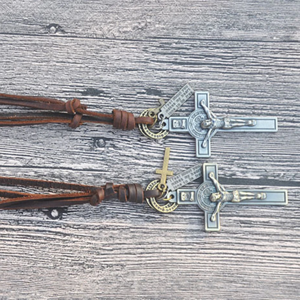 2017 мужчин ювелирные изделия основа для кулонов и ожерелья Kolye панк кожи веревку