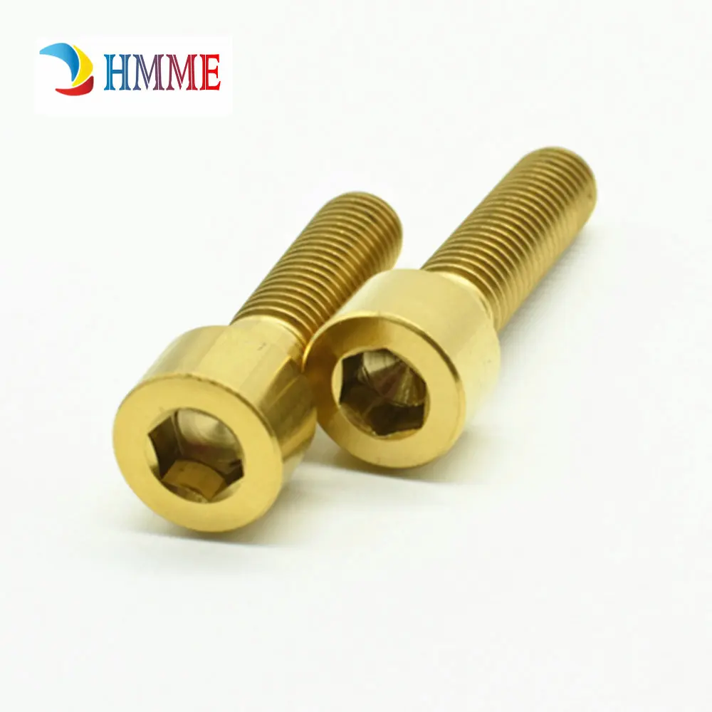 M10 x25/30/40 мм Pitch1.25mm Pitch1.5 Титан болт для мотоцикла ModifiedTi болты DIY Колонка головы многократного Цвет крепежа 4 предмета в комплекте
