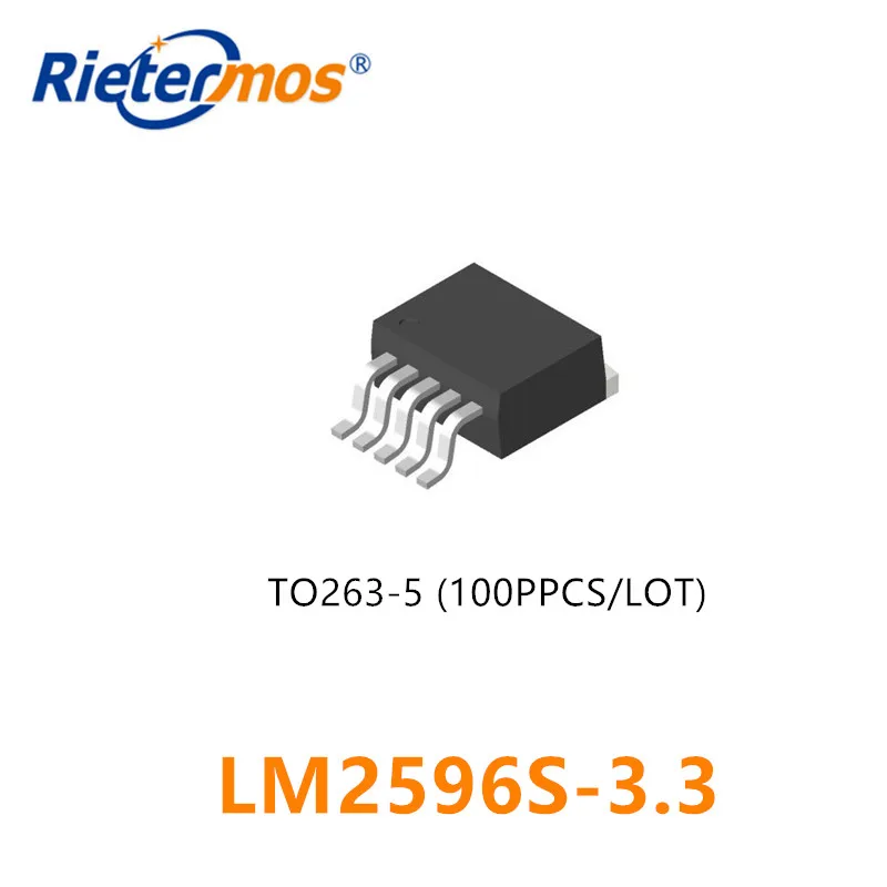 100PCS LM2596S LM2596S-3.3 3 V 3V3 TO-263 TO-263-5 Высокое качество | Электроника