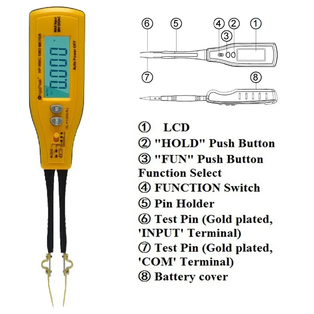 digital, diodo rc, alcance automático, resistor, capacitor,