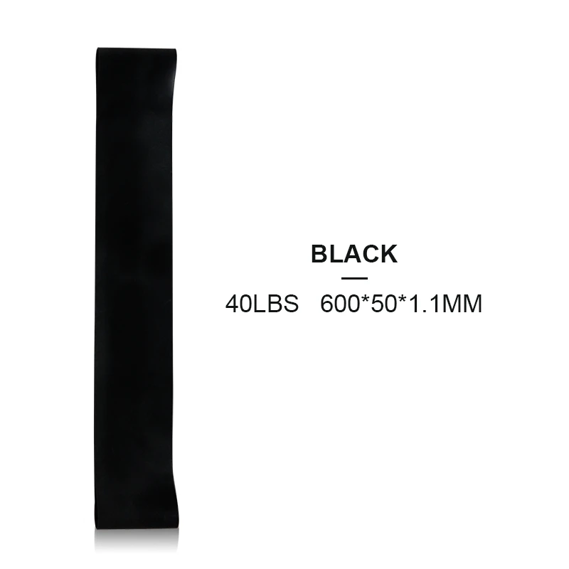 600x50x1.1mm 5 Level Fitness Resistance Bands 10-50LBS High Strength Training Rubber Loops Elastic Bands Customized for Men Workout Equipment - Цвет: 600x50x1.1mm