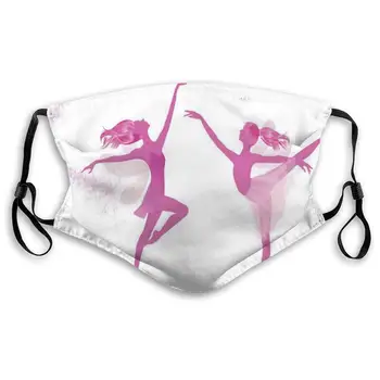 

Mouth Mask,Sanitary Mask,Protection From Dust, Ash,Pollen Face Masks Two Ballerina Fairies Dancing Female Fantasy Beauty