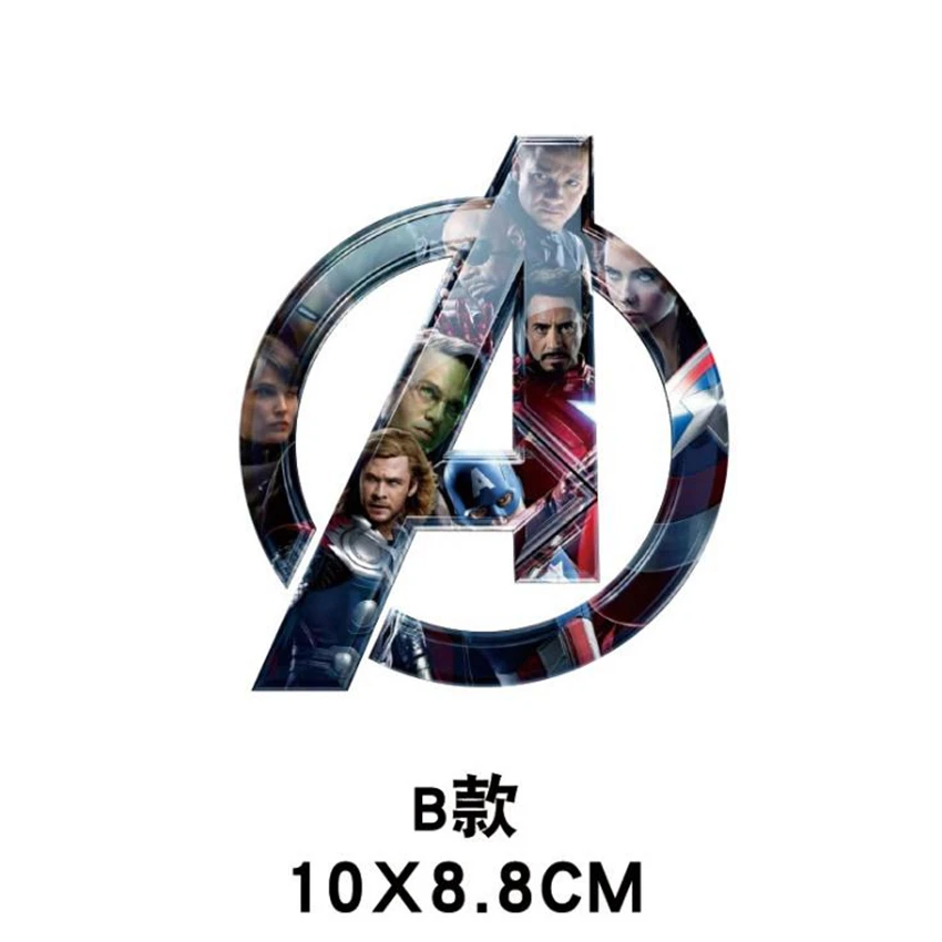 Marvel Мстители Логотип игрушка стикер водонепроницаемый для автомобиля ноутбук багаж гитара электроскутер наклейки игрушки для фанатов подарки