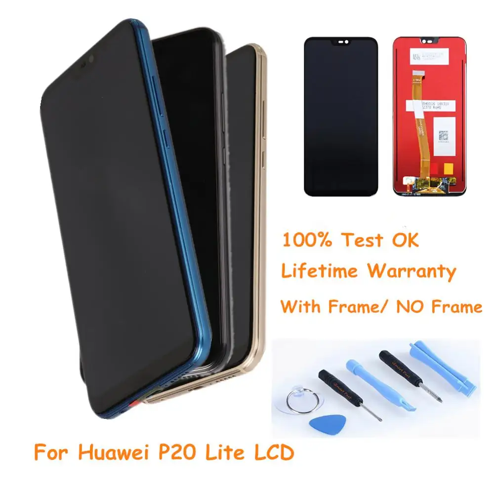 

For Huawei P20 Lite LCD Assembly Original For HUAWEI Nova 3e LCD Display with Touch Screen Digitizer ANE-LX1 LX3 Replacement