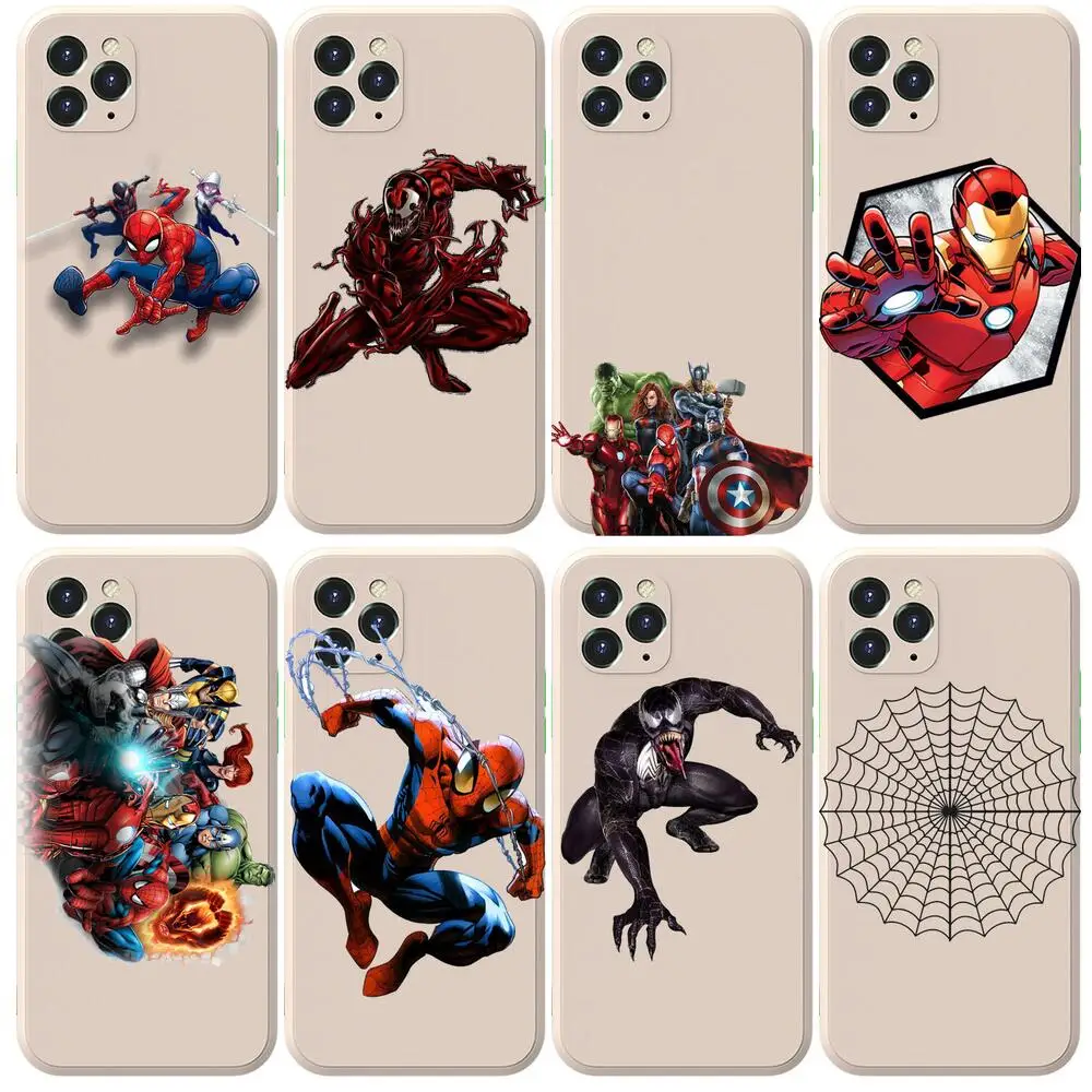 Marvel Venom Super Phone Case Anime cover For iphone 12 Pro Max 11 8 7 6 S XR PLUS X XS SE 2020 mini cell shell mil | Мобильные