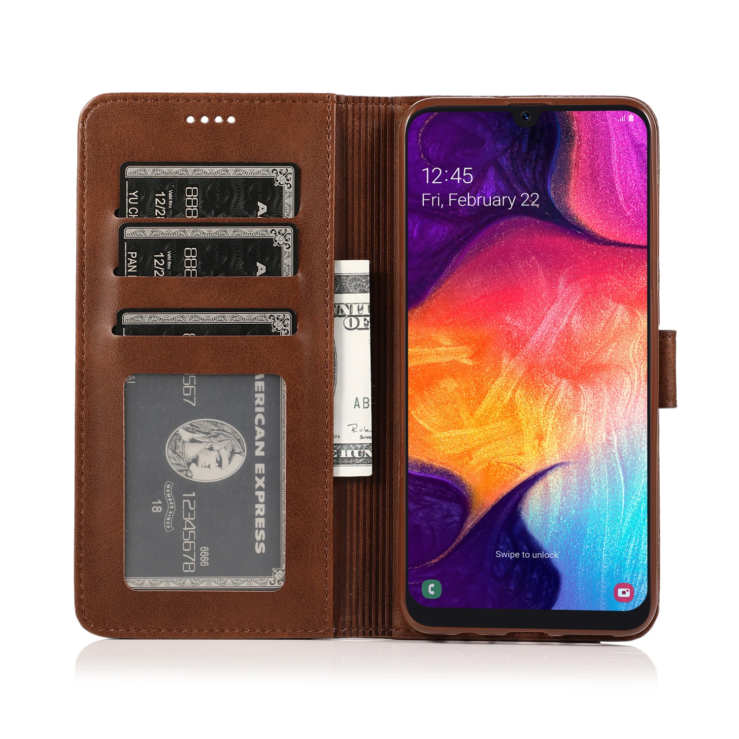 A50 для samsung galaxy A70 A60 A40 A30 A20E A10 чехол Кожаный чехол-портмоне с откидной крышкой чехол для телефона для samsung A10S A20S A30S A40S A50S чехол