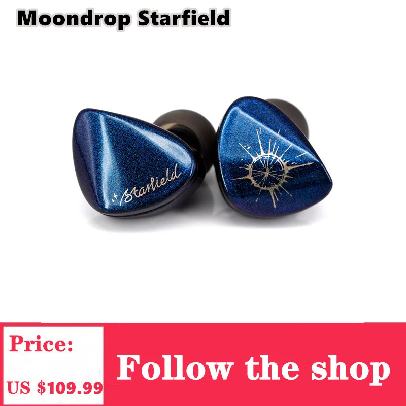 Гарнитура Moondrop Starfield Headphpne углеродная нано-трубка диафрагменные динамические