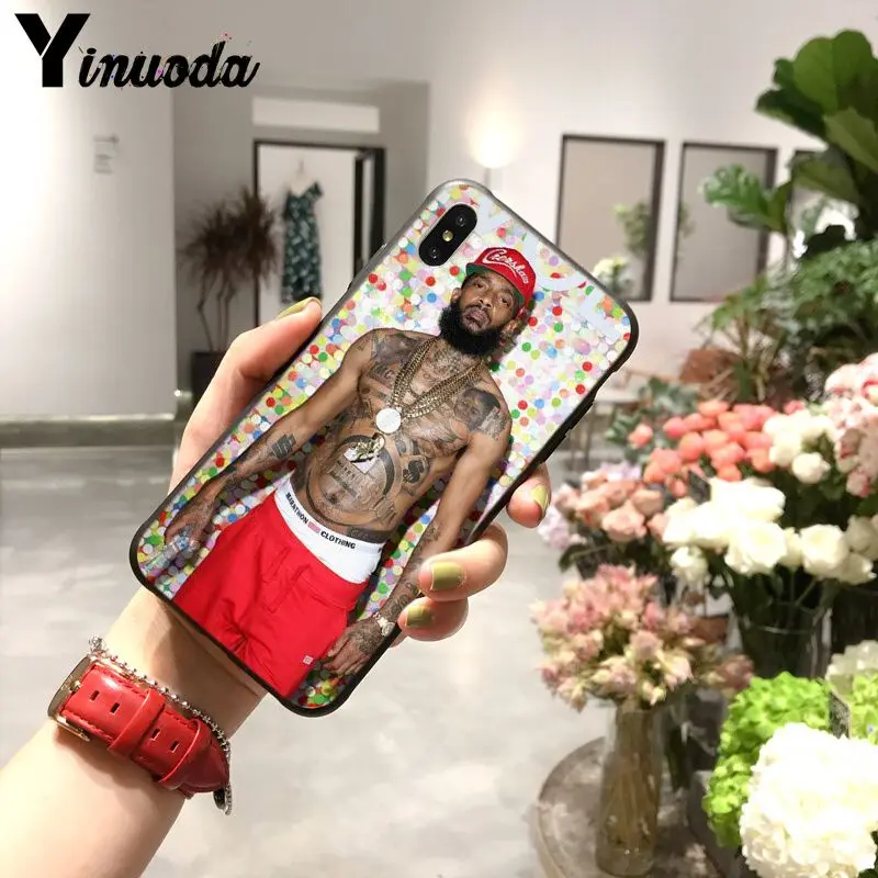 Yinuoda Рэппер Nipsey Hussle Coque Shell чехол для телефона Apple iPhone 8 7 6S Plus X XS MAX 5 5S SE XR 11pro max мобильный чехол