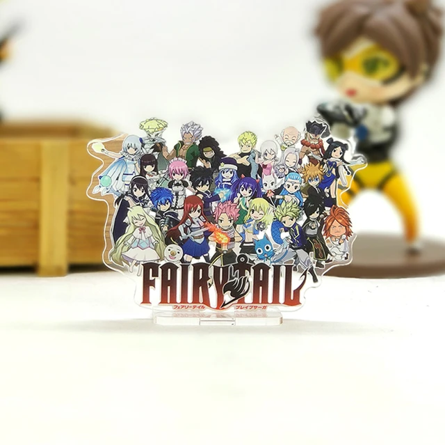 Fairy tail union-bonecos porta-personagens., bonecos em acrílico  pontilháveis para a parte de cima do anime. - AliExpress