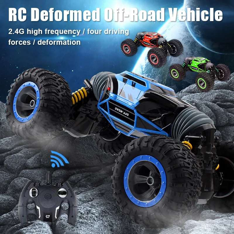 

High Quality 2.4G Remote Control Stunt Car Toy Electric Duals Mode Off-Road Vehicle Toy