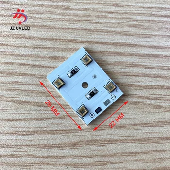 

High power 275nm UVC LED module for DIY UVC Disinfection lamps USB power supply board Deep UVC LED violet light sterilization