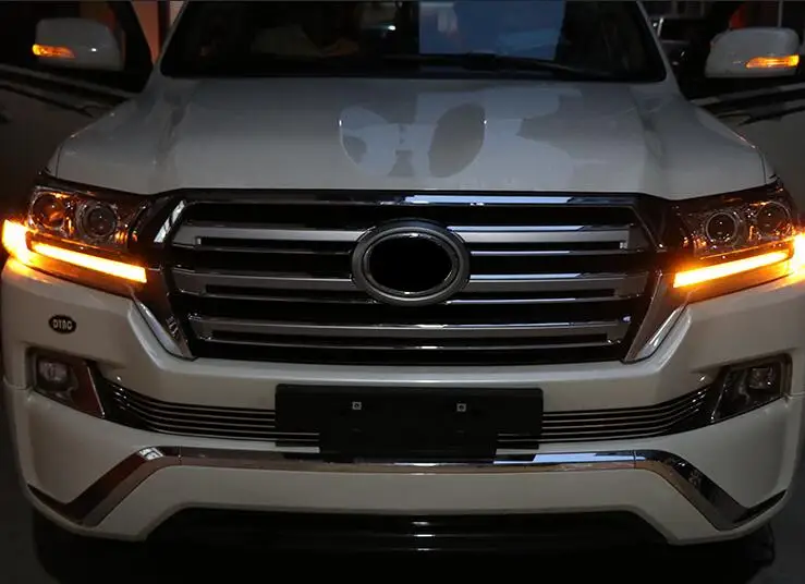 Комплект желтых динамических светодиодных сигналов поворота 2 шт. для Toyota Land Cruiser