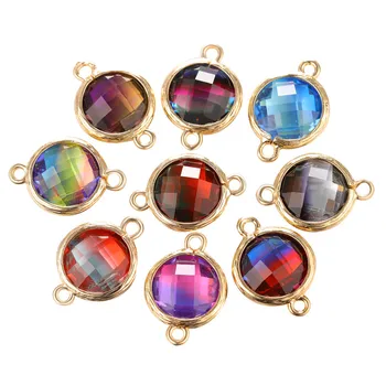 

Juya clear crystal Gold color connector for women necklace bracelet jewelry accessories making findings model