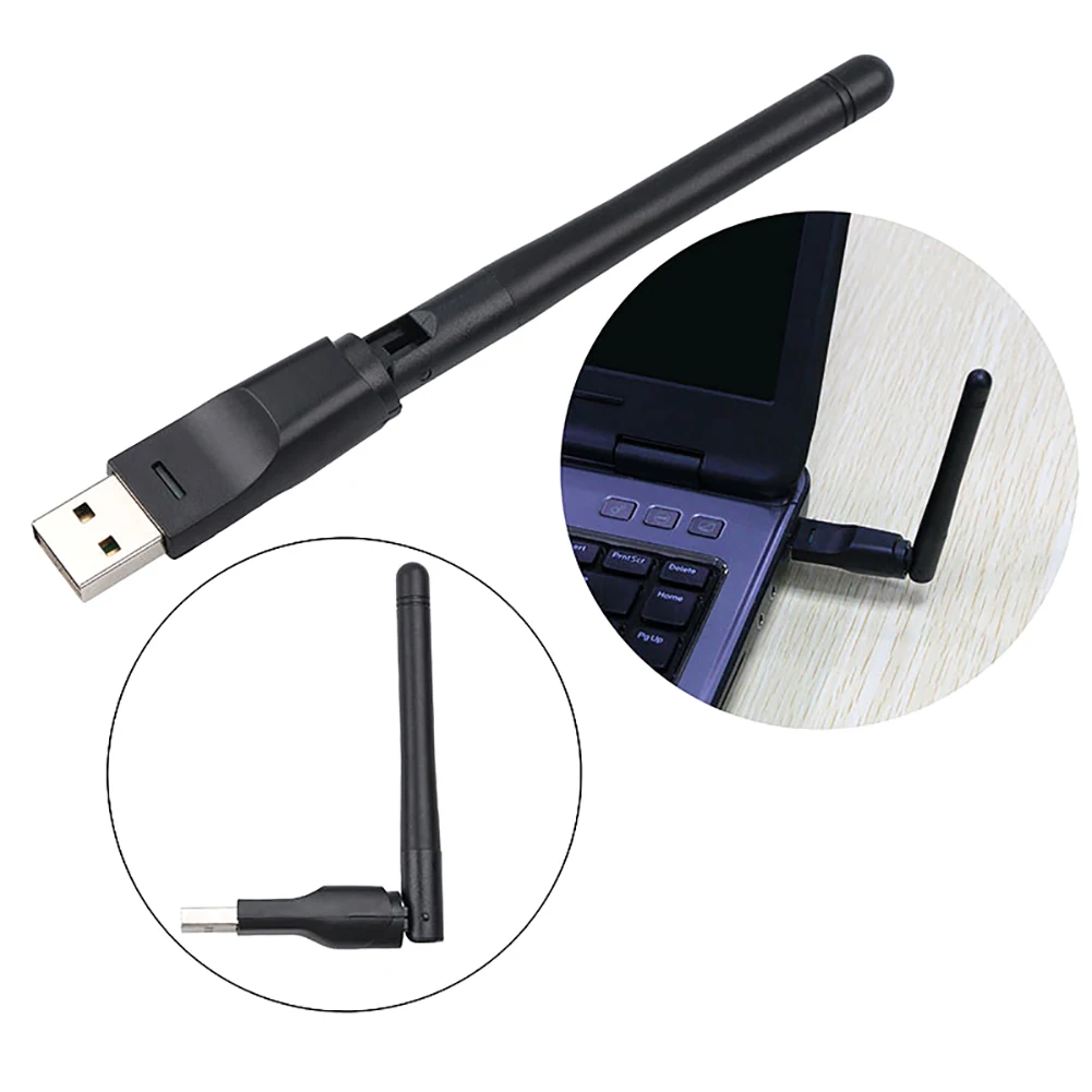 MT7601 150 Мбит/с беспроводной Wi-Fi маршрутизатор USB сети карта адаптер с 2 дБ антенна