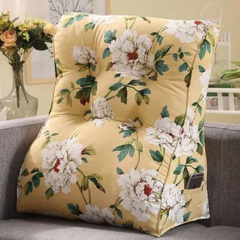 

Johnear Reading pillow backrest back rest pillows wedge headboard lumbar support cushion comfortable bolster for bed sofa