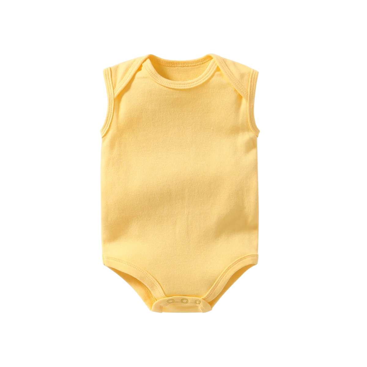 baby rompers Yellow Одежда для новорожденных, хлопковый летний детский комбинезон, Одноцветный комбинезон без рукавов для маленьких мальчиков и девочек, комбинезон, качественная одежда, подарок для малышей - Цвет: baby rompers Yellow
