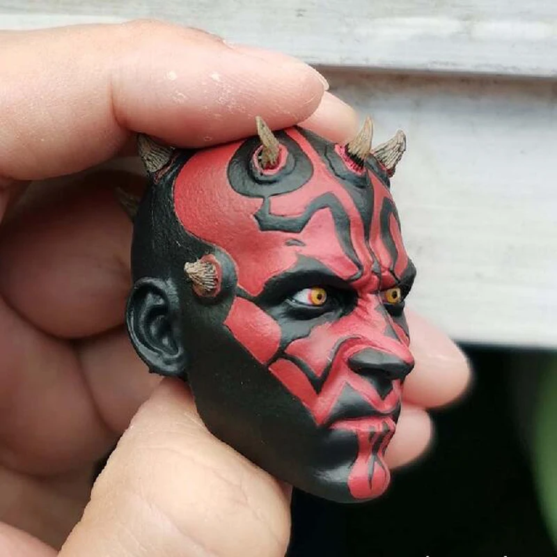 Blank 1//12 Scale Star Wars Count Dooku Head Sculpt Unpainted Fit 6/" ML Figure