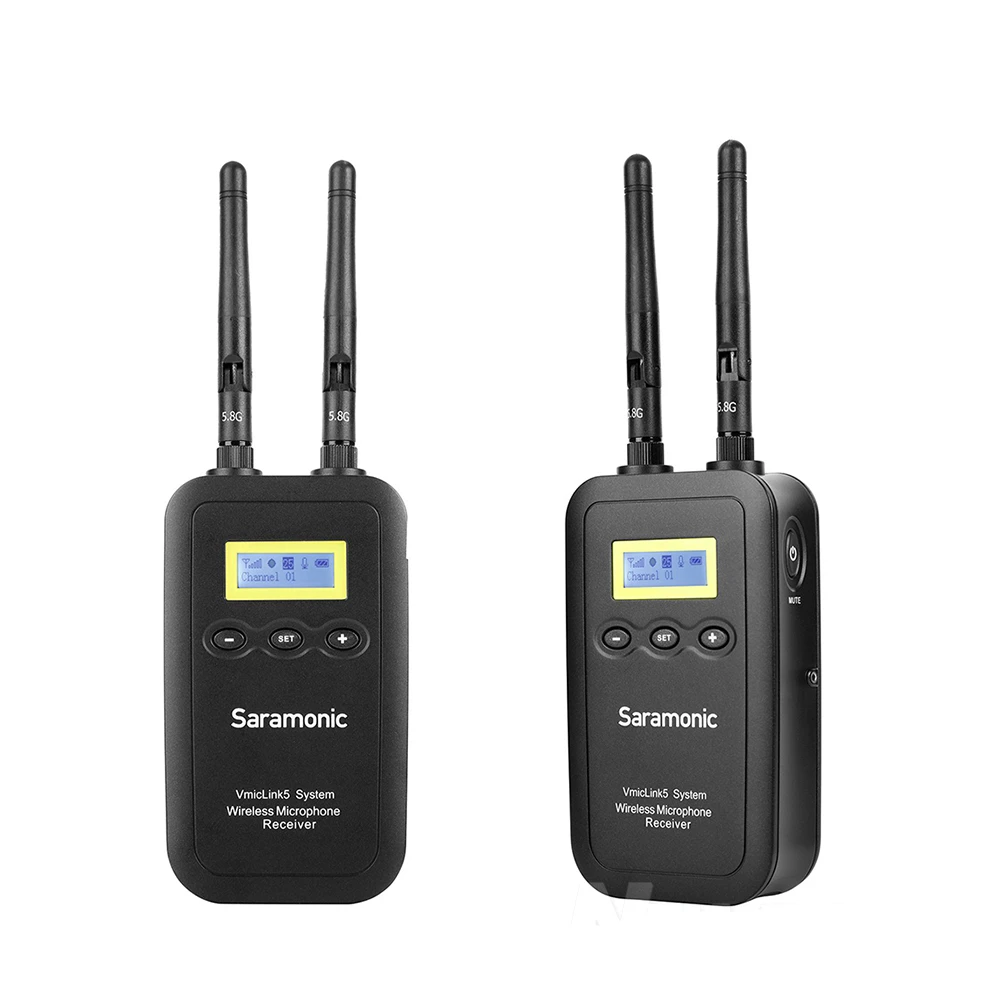 Оригинальный Saramonic 5 8 GHz беспроводной микрофон Lavalier VmicLink5 3 передатчика и 1