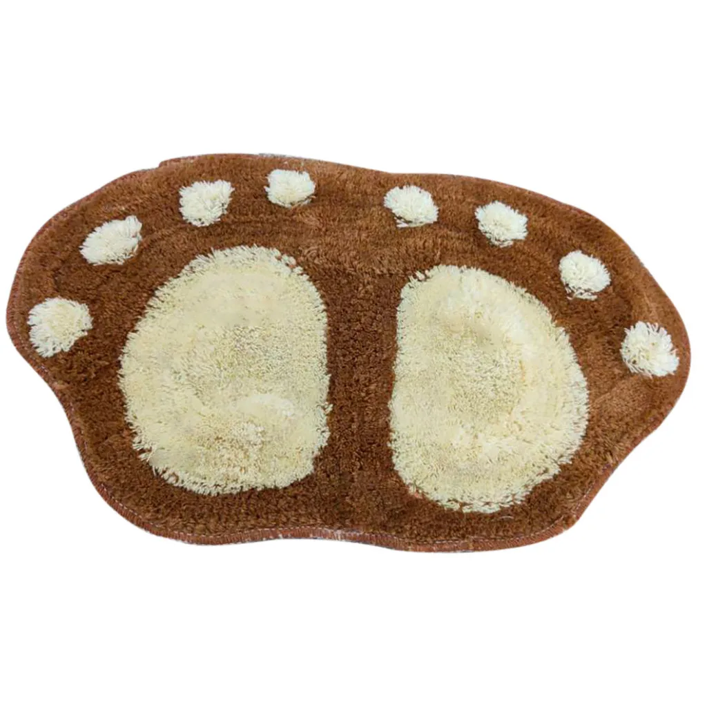 Нескользящий милый коврик плюшевые мягкие ножки пена с эффектом памяти для ванной напольный для ванной и спальни коврик для душа креативный коврик для ванной комнаты