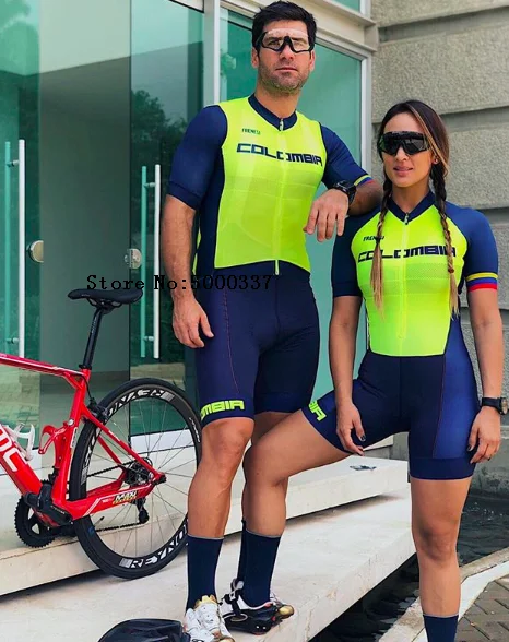 FRENESI мужской Pro Team триатлон костюм короткий рукав Велоспорт Джерси Skinsuit комбинезон Майо Велоспорт Ropa ciclismo набор гель - Цвет: as picture