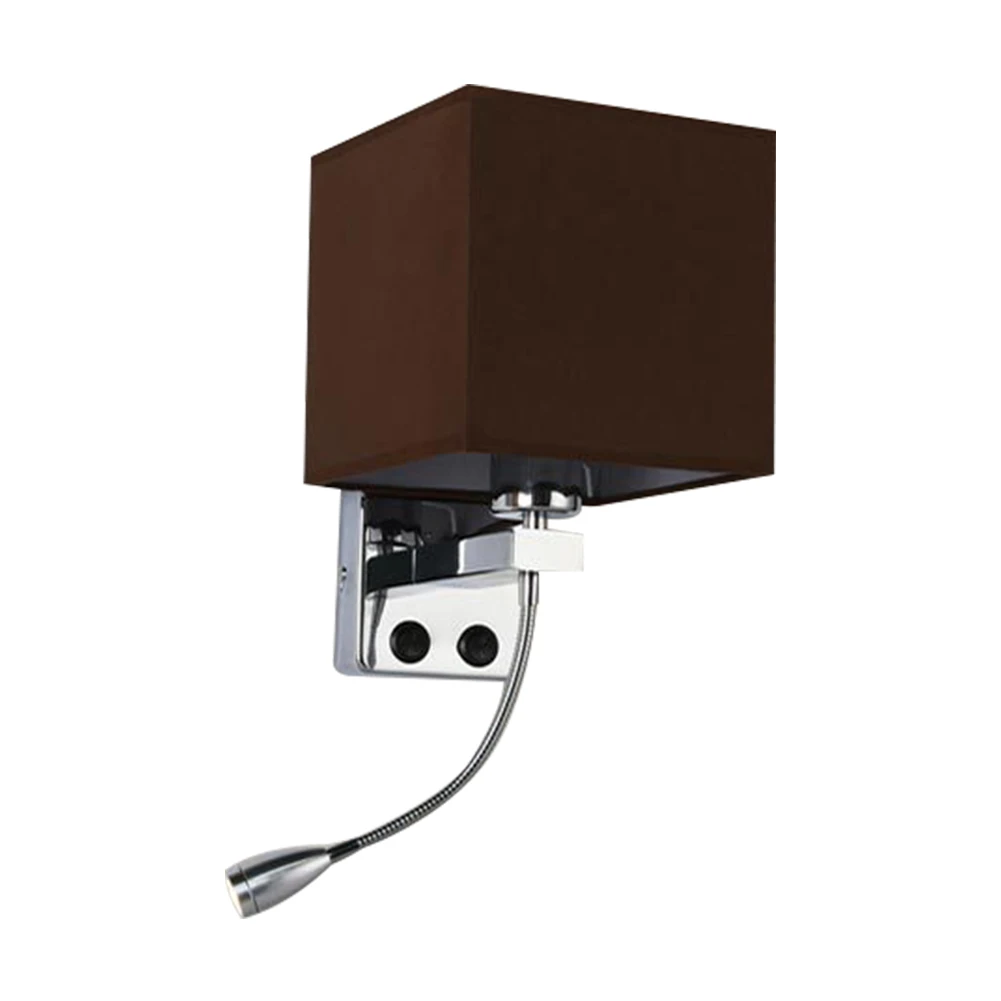 

Modern Surface Mounted Study Home Eye Protection Sconce Bedroom Bedside Night Living Room Reading Led Wall Light Cloth