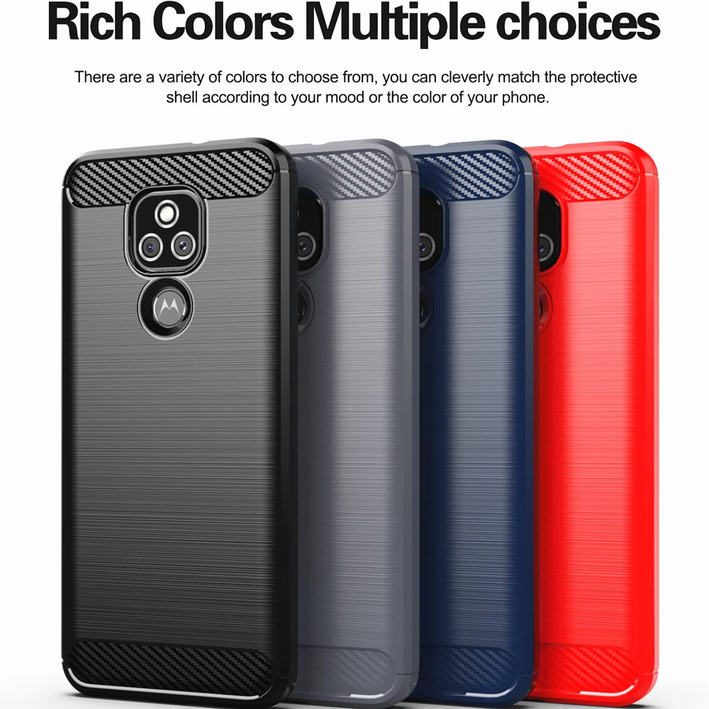 Funda de silicona para Motorola Moto E7 Plus, Funda para Motorola Moto G9 Plus Play One Fushion Plus 5G