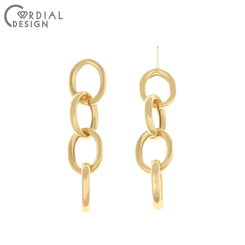 

Cordial Design 50Pcs 13*56MM Jewelry Accessories/Earrings Stud/Chain Shape/DIY Making/Hand Made/Jewelry Findings & Components