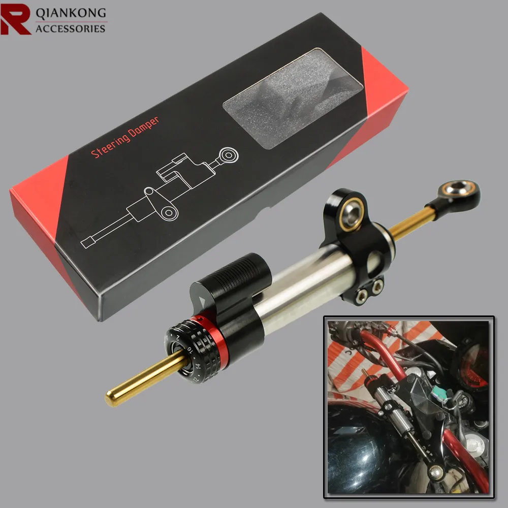 

Motorcycle Universal CNC Aluminum Motorcycle Damper Steering Stabilize Safety Control For SUZUKI GSX250R ABS GSX250R ABS