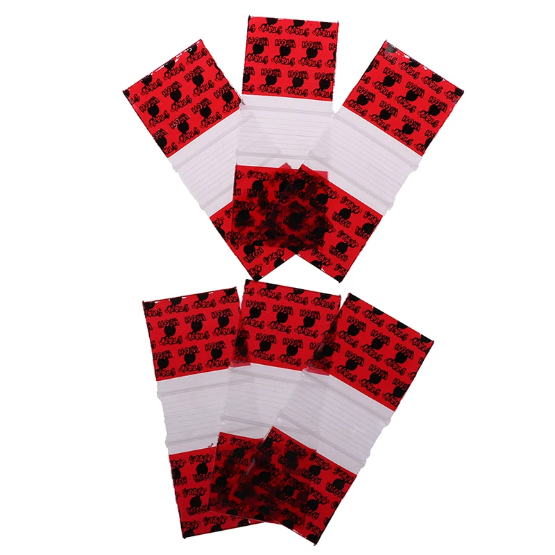 100pcs Self Adhesive Seal Plastic Packaging Bag Dust-proof OPP Sealed Bags Tobacco Tablet Storage Bag Tea Leaf Pouch