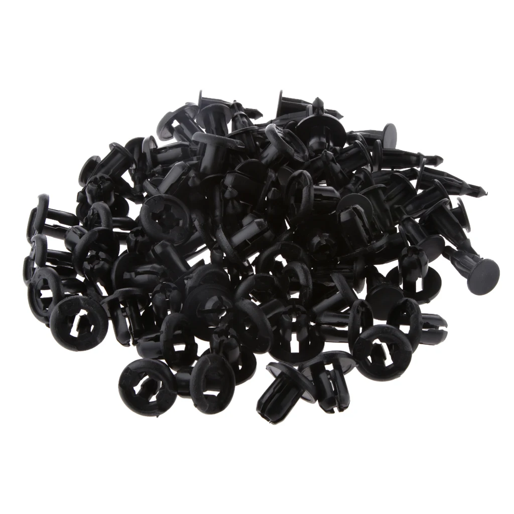 50x Fender Liner Fastener Rivet Push Trim Clips Retainer 10mm Hole For Honda