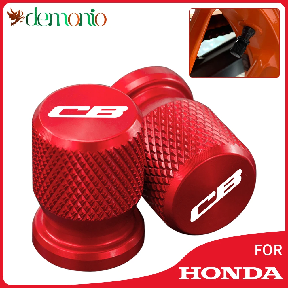 

Wheel Tire Valve stem caps Cover with LOGO "CB" For Honda CB125R CB150R CB190R CB250R CB300R CB400 CB500X CB500R CB650F CB1100