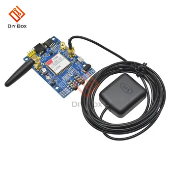 

SIM808 Module GSM GPRS GPS Development Board IPX SMA with GPS Antenna for Arduino Raspberry Pi Support 2G 3G 4G SIM Card