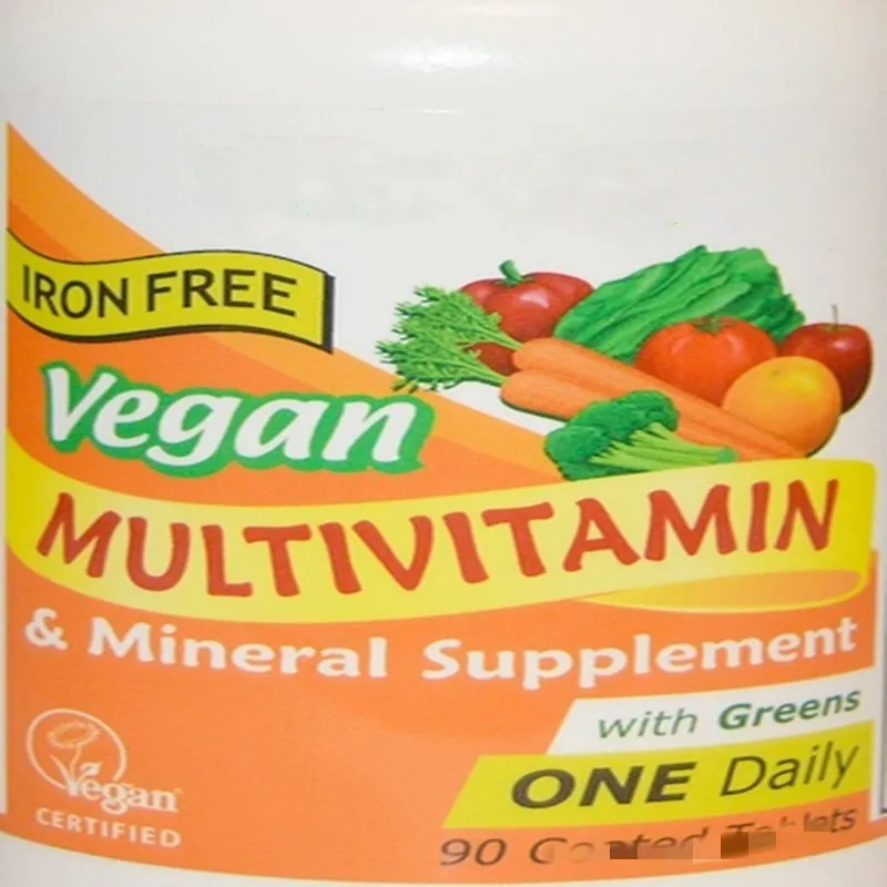 

Varied Compound vitamin and Mineral Supplement, Iron-Free, 90 pieces