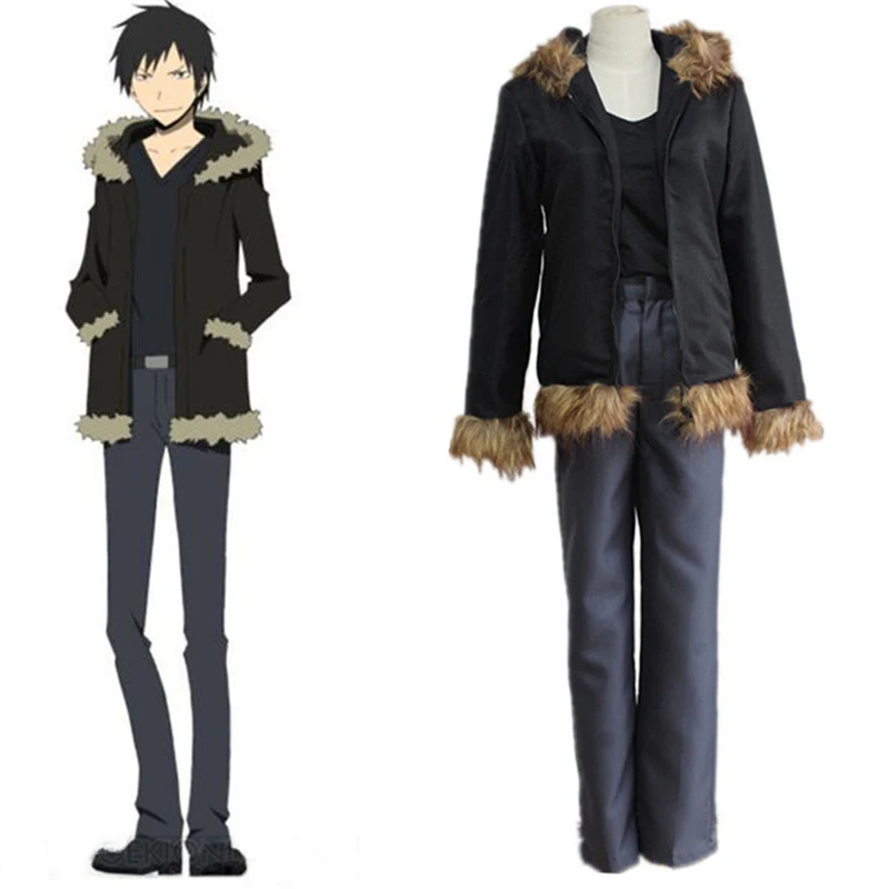 Костюм DRRR для косплея новинка 2020 черное пальто взрослых Durarara Izaya oriхара куртка