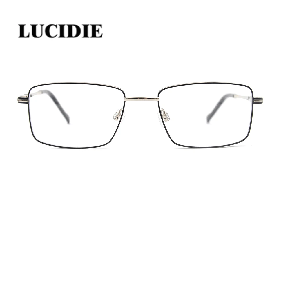 Lucidie, модные очки, оправа, Классическая, черная, легкая, Тонкая оправа, очки