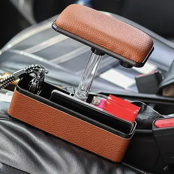 

Car Seat Central Filler Gap Storage Box Elbow Support Adjustable Armrest Pad Gap Storage Box Elbow Support Adjustable Armrest Pa