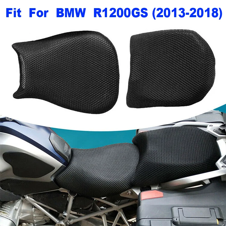 2 шт. крышка сиденья мотоцикла дышащая охлаждающая сетка подходит для BMW R1200GS R 1200