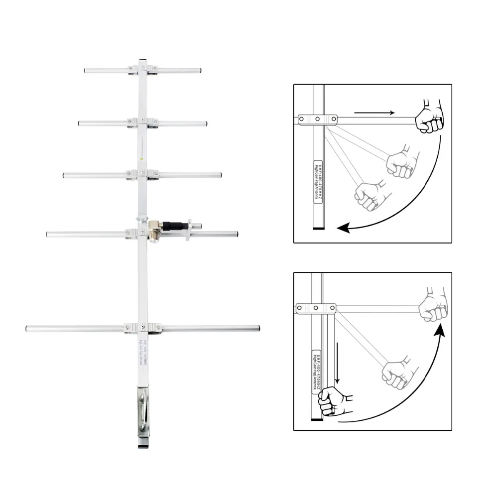 externa de alto ganho 9.5 dbi para rádio e repetidor baofeng