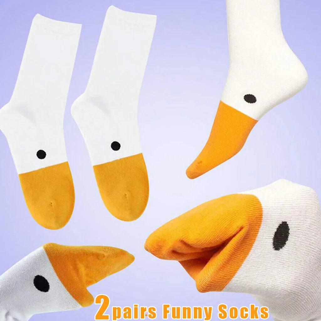 2 пары унисекс с длинными рукавами модные Мультяшные носки забавная Новинка милый халат с капюшоном в виде животного, хлопковые носки с ума Халат с капюшоном в виде животного Спортивные носки# p3