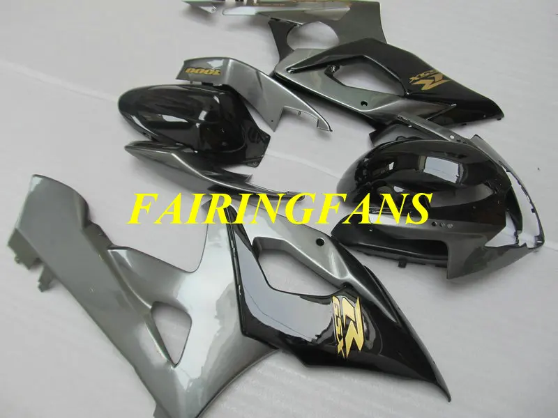 Литьевая форма для мотоцикла обтекатель для GSXR1000 K5 05 06 GSXR 1000 2005 2006 серый черный Обтекатели Кузов+ подарки SB47