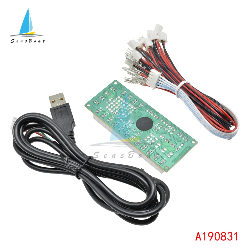 USB кодировщик для ПК с нулевой задержкой джойстик 5 контактного джойстика кабелем
