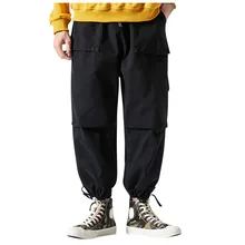 Мужская плюшевая Повседневная серия, однотонные леггинсы, комбинезоны, большие удобные штаны, спортивные штаны, джоггеры, pantalon homme, уличная одежда в стиле хип-хоп