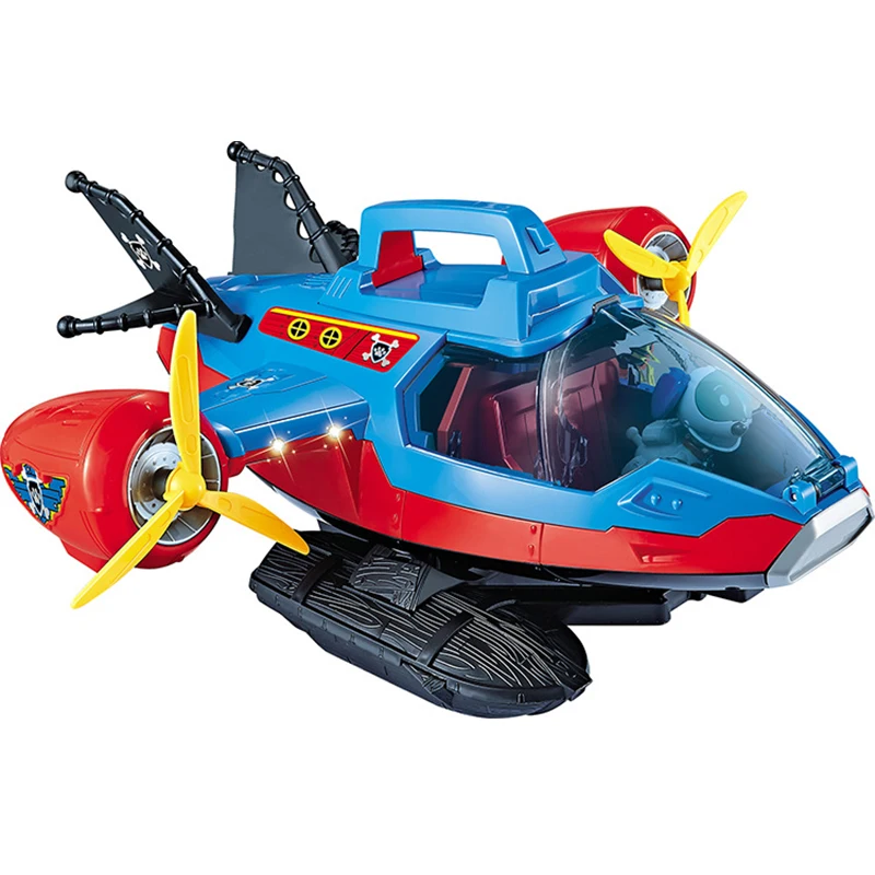 Paw Patrol Juguetes спасательный музыкальный катер самолет автобус Patrulla Canina Фигурки игрушки для детей рождественские подарки SS39