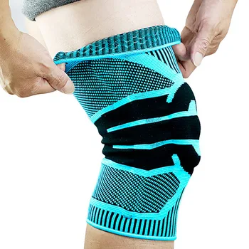 

Sport Knee Protector Brace Silicone Spring Knee Pad Basketball Compression Elastic Knee Sleeve Support Safety Kneepads