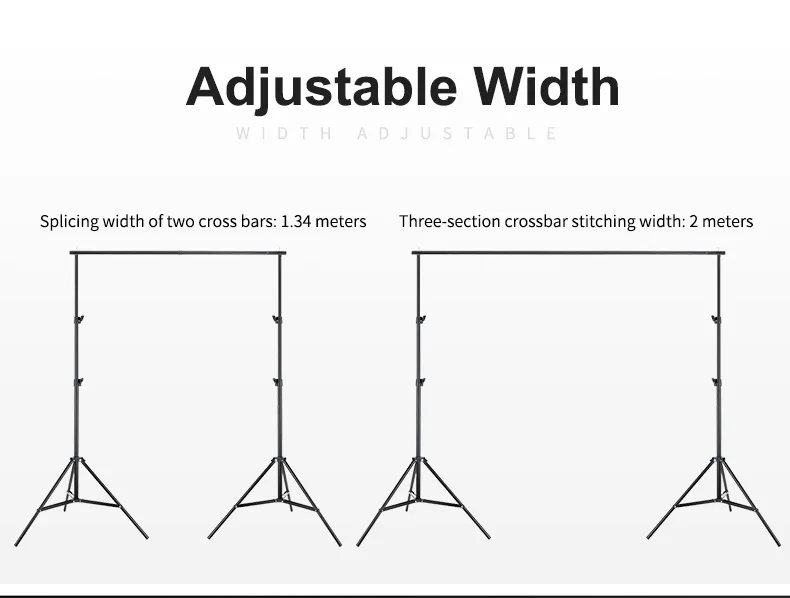 Tripod 2M Photography Background Backdrop Stand Support Picture Canvas Frame For